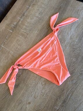 VODA swim Coral Tie-Side Swim Bottoms